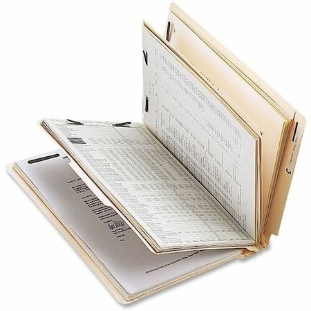 Business Source Classification Folders, w/Fasteners, 2 Dividers, Ltr, MLA, 10PK BSN17254